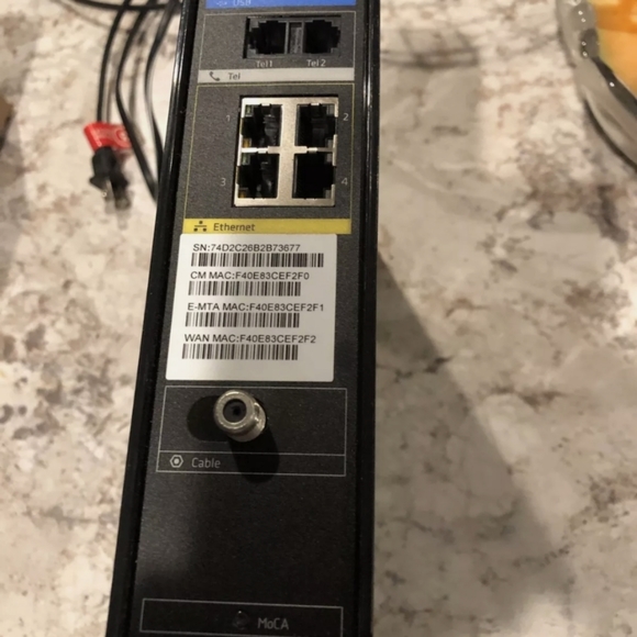 XFINITY CABLE MODEM WIFI ROUTER ARRIS TG1682G With - Picture 5 of 5